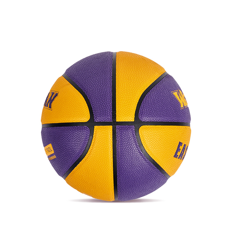 Logo Color-Blocked humorem, absorbing PU corium mollis basketball pila pro teen adulta