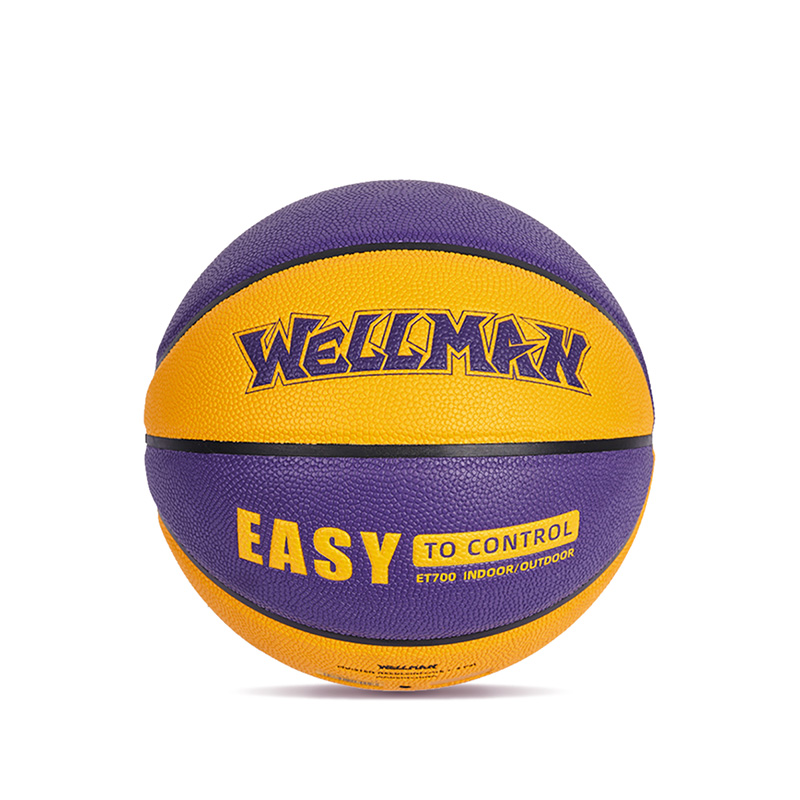 Logo Color-Blocked humorem, absorbing PU corium mollis basketball pila pro teen adulta
