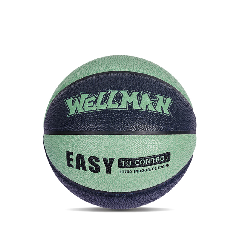 Logo Color-Blocked humorem, absorbing PU corium mollis basketball pila pro teen adulta
