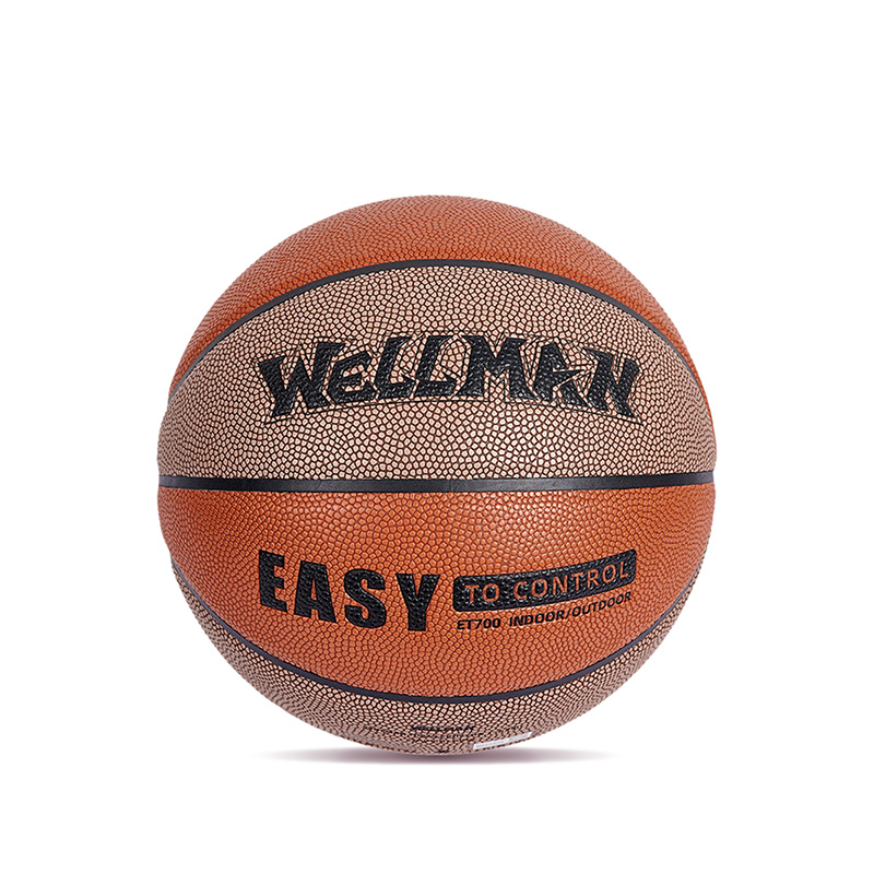 Logo Color-Blocked humorem, absorbing PU corium mollis basketball pila pro teen adulta