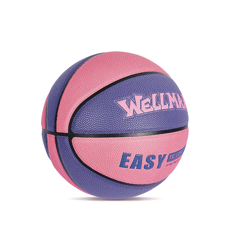 Logo Color-Blocked humorem, absorbing PU corium mollis basketball pila pro teen adulta