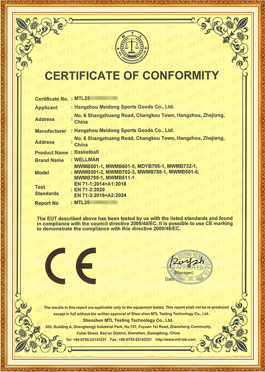 CE Certificates