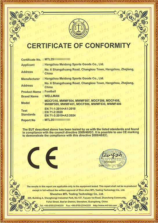CE Certificates